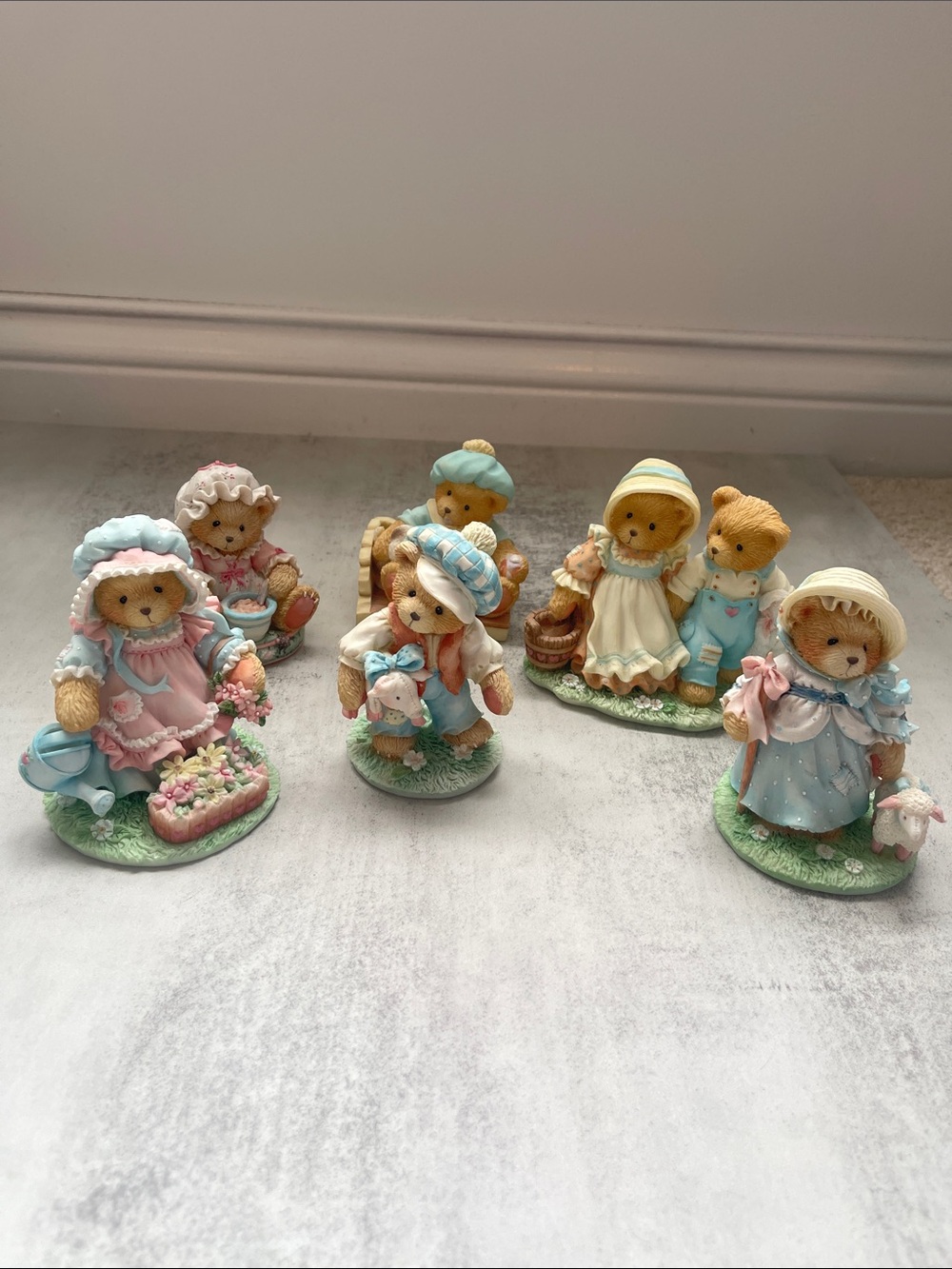Cherished Teddies by Ensco Nursery Rhyme Figurines